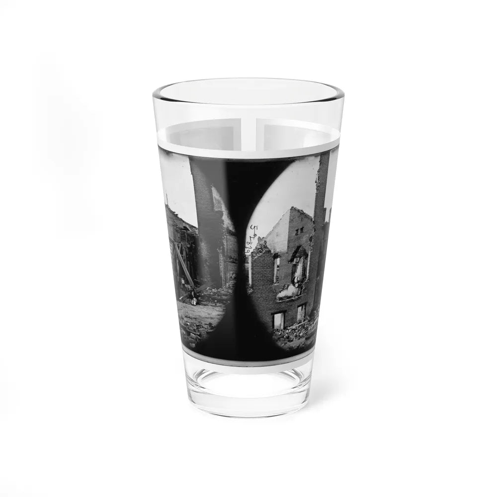 Richmond, Va. Ruins Of Paper Mill With Water-Wheel; Another View (U.S. Civil War) Pint Glass 16oz-16oz-Go Mug Yourself