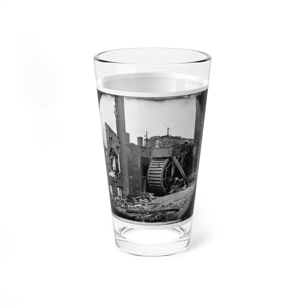 Richmond, Va. Ruins Of Paper Mill With Water-Wheel; Another View (U.S. Civil War) Pint Glass 16oz-Go Mug Yourself