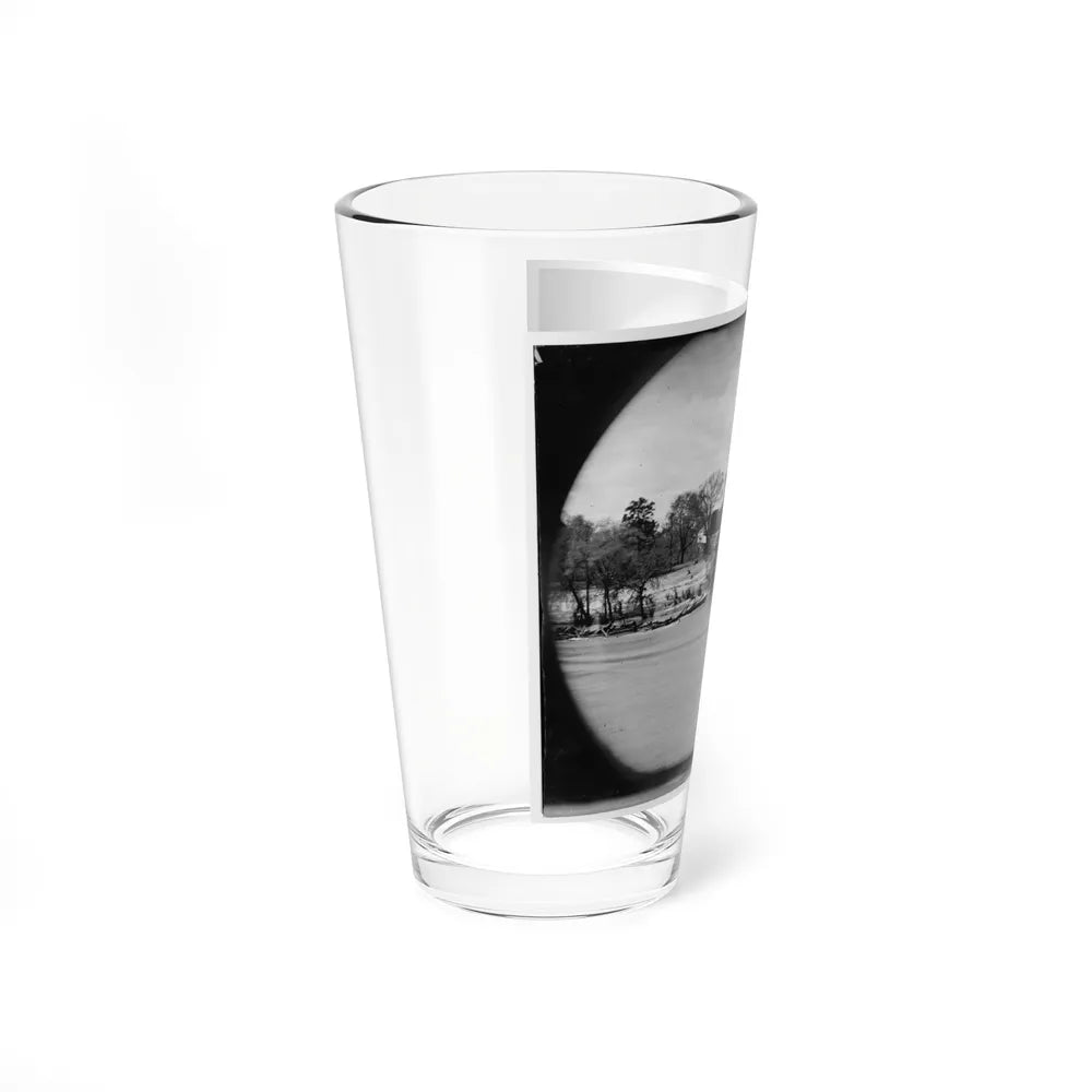 Richmond, Va. Ruins Of Richmond & Danville Railroad Bridge; The City Beyond (U.S. Civil War) Pint Glass 16oz-Go Mug Yourself