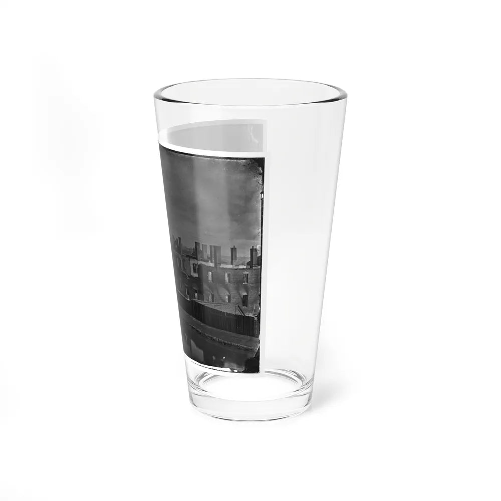 Richmond, Va. Ruins Of State Arsenal From The Canal (U.S. Civil War) Pint Glass 16oz-Go Mug Yourself