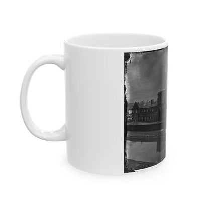 Richmond, Va. Ruins Of State Arsenal From The Canal (U.S. Civil War) White Coffee Mug-Go Mug Yourself