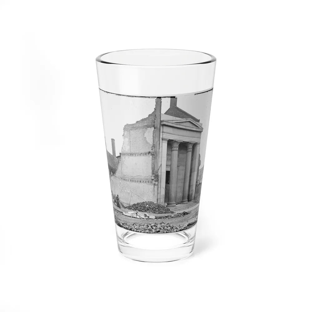 Richmond, Va. Ruins Of The Exchange Bank (Main Street) With The Facade Nearly Intact (U.S. Civil War) Pint Glass 16oz-16oz-Go Mug Yourself