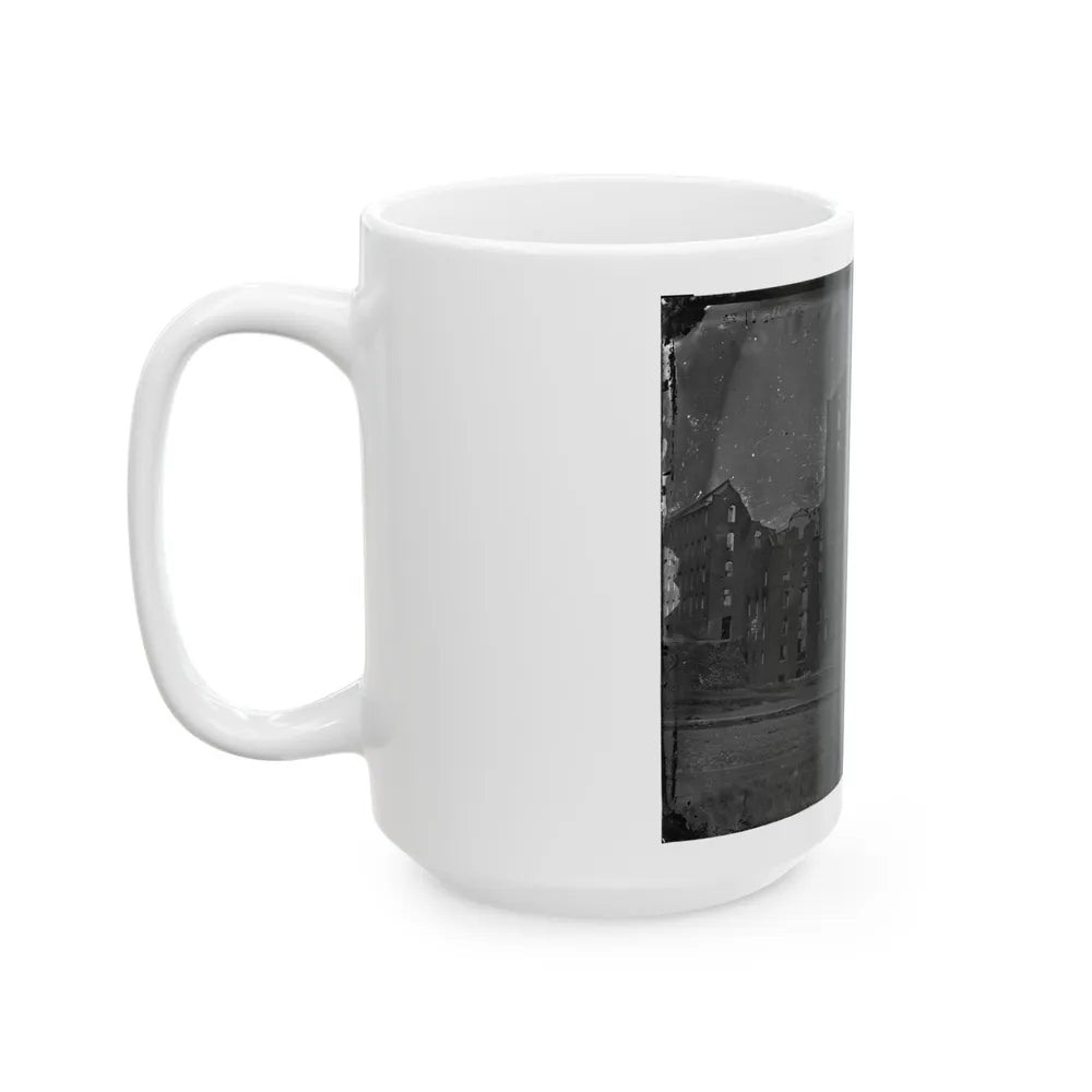 Richmond, Va. Ruins Of The Gallego Flour Mill; A Later View (U.S. Civil War) White Coffee Mug-Go Mug Yourself