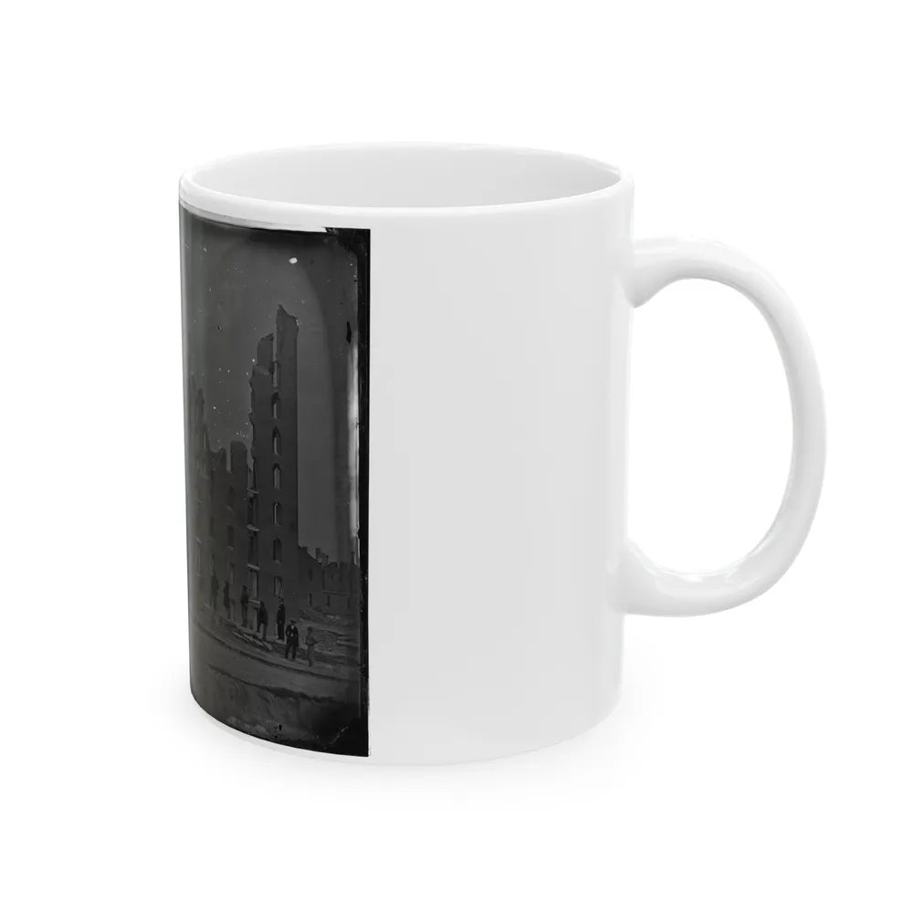 Richmond, Va. Ruins Of The Gallego Flour Mill; A Later View (U.S. Civil War) White Coffee Mug-Go Mug Yourself