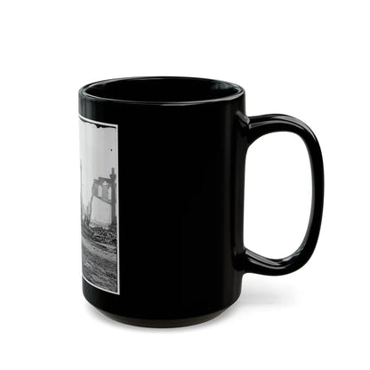 Richmond, Va. Ruins Of The Southern Express Office (Carey Street) (U.S. Civil War) Black Coffee Mug-Go Mug Yourself