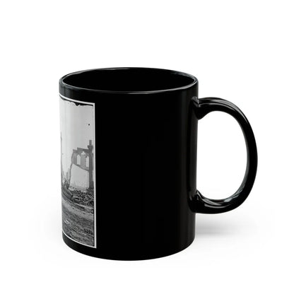 Richmond, Va. Ruins Of The Southern Express Office (Carey Street) (U.S. Civil War) Black Coffee Mug-Go Mug Yourself