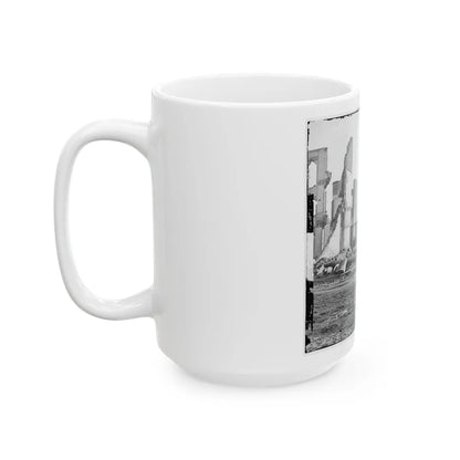 Richmond, Va. Ruins Of The Southern Express Office (Carey Street) (U.S. Civil War) White Coffee Mug-Go Mug Yourself