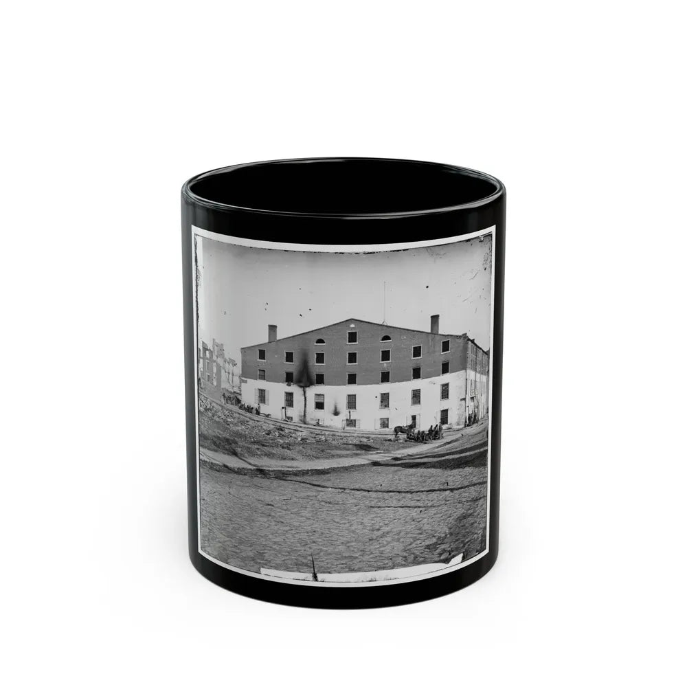 Richmond, Va. Side And Rear View Of Libby Prison (U.S. Civil War) Black Coffee Mug-11oz-Go Mug Yourself