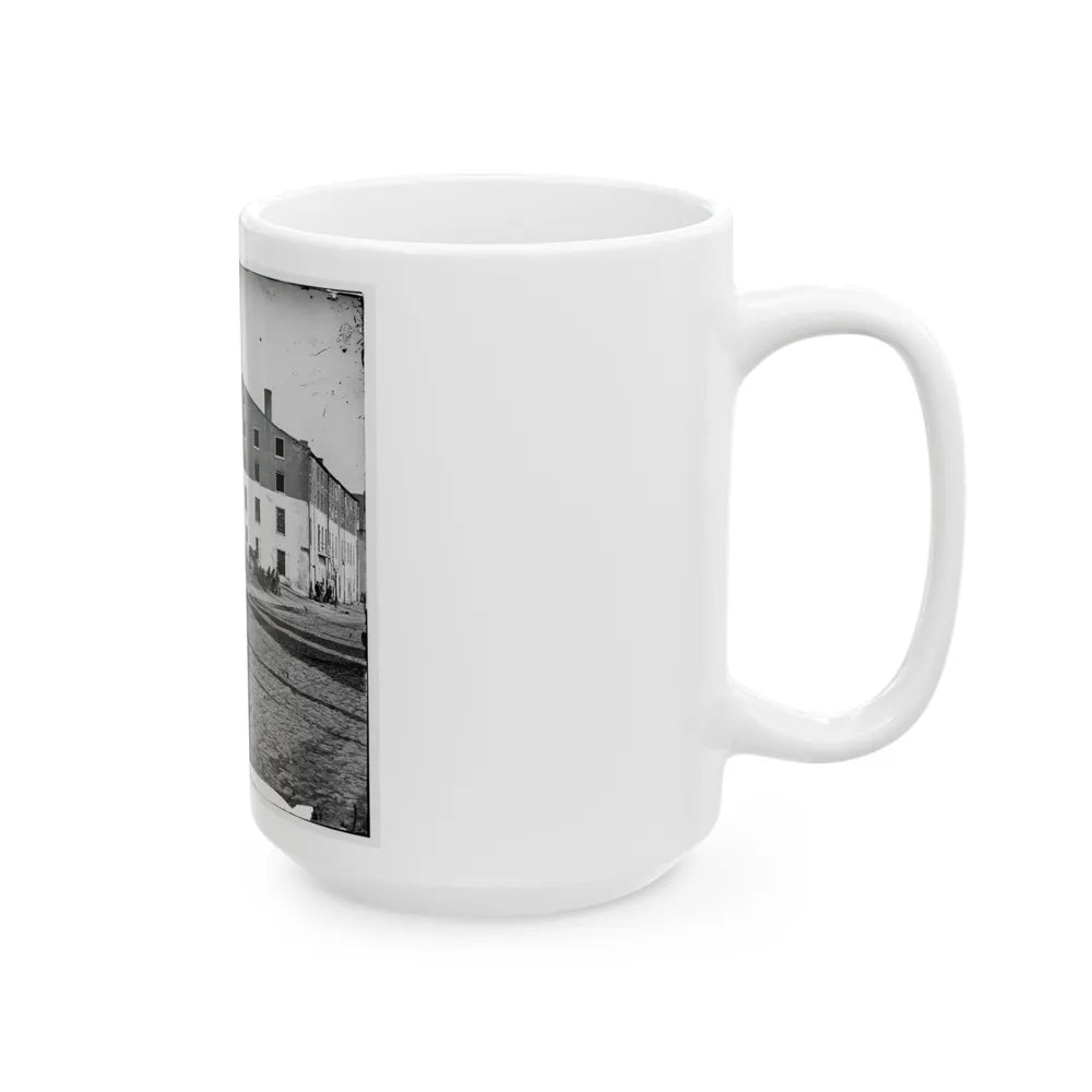 Richmond, Va. Side And Rear View Of Libby Prison (U.S. Civil War) White Coffee Mug-Go Mug Yourself