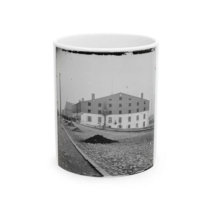 Richmond, Va. Side View Of Libby Prison (U.S. Civil War) White Coffee Mug-11oz-Go Mug Yourself