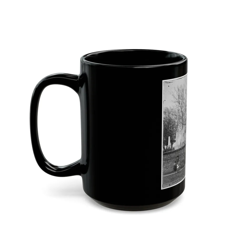 Richmond, Va. St. John's Church And Graveyard From Street (U.S. Civil War) Black Coffee Mug-Go Mug Yourself