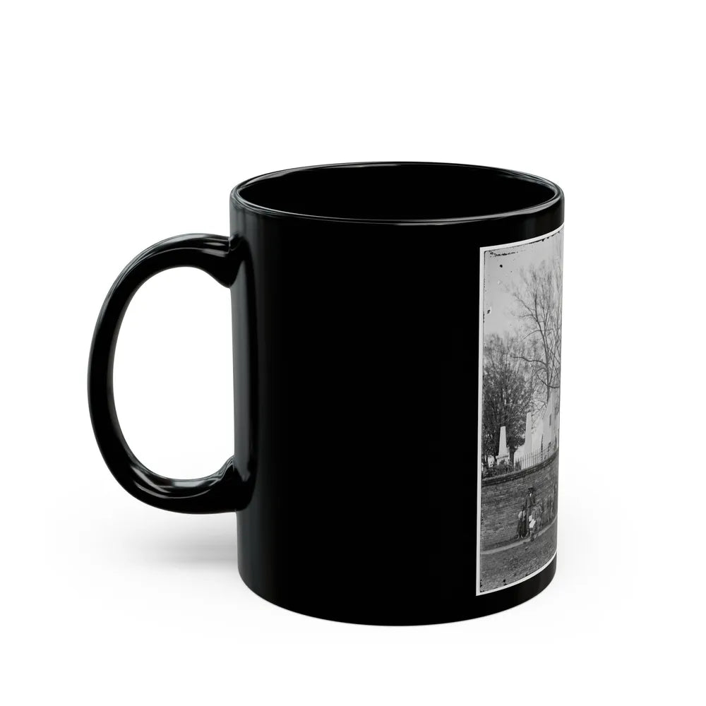 Richmond, Va. St. John's Church And Graveyard From Street (U.S. Civil War) Black Coffee Mug-Go Mug Yourself