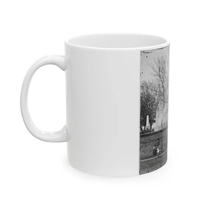 Richmond, Va. St. John's Church And Graveyard From Street (U.S. Civil War) White Coffee Mug-Go Mug Yourself