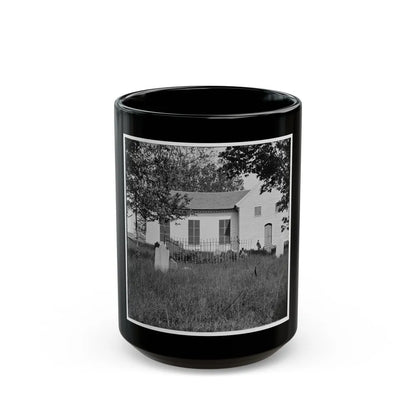 Richmond, Va. St. John's Church From Graveyard (U.S. Civil War) Black Coffee Mug-15oz-Go Mug Yourself