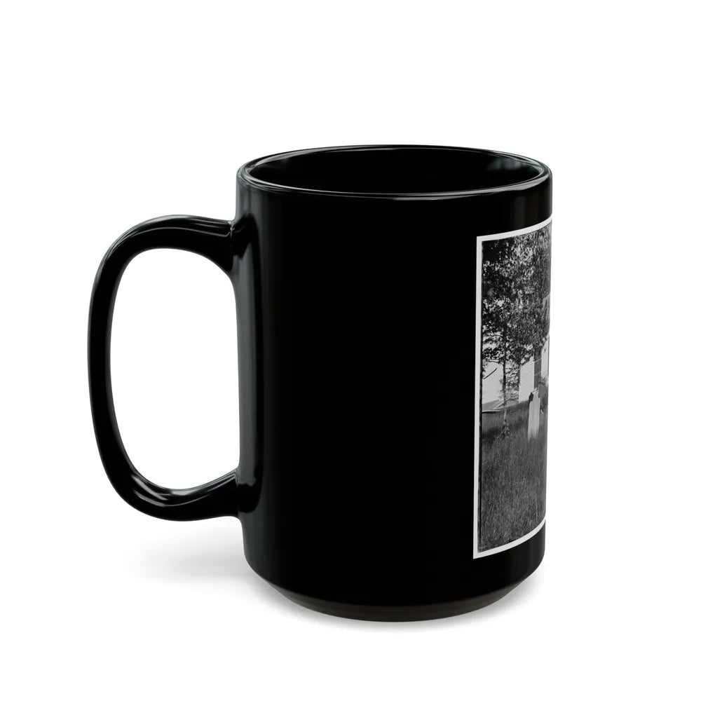 Richmond, Va. St. John's Church From Graveyard (U.S. Civil War) Black Coffee Mug-Go Mug Yourself