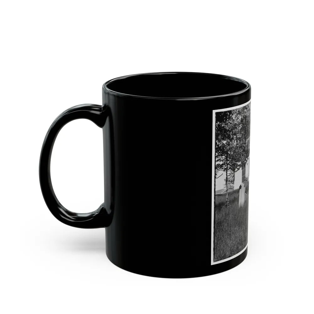 Richmond, Va. St. John's Church From Graveyard (U.S. Civil War) Black Coffee Mug-Go Mug Yourself