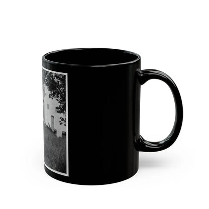 Richmond, Va. St. John's Church From Graveyard (U.S. Civil War) Black Coffee Mug-Go Mug Yourself