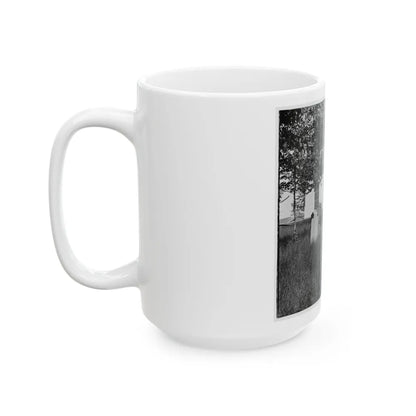 Richmond, Va. St. John's Church From Graveyard (U.S. Civil War) White Coffee Mug-Go Mug Yourself