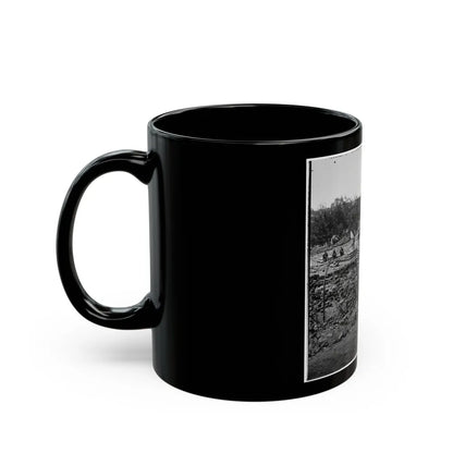 Richmond, Va. Stacked And Scattered Ammunition Near The State Arsenal (U.S. Civil War) Black Coffee Mug-Go Mug Yourself