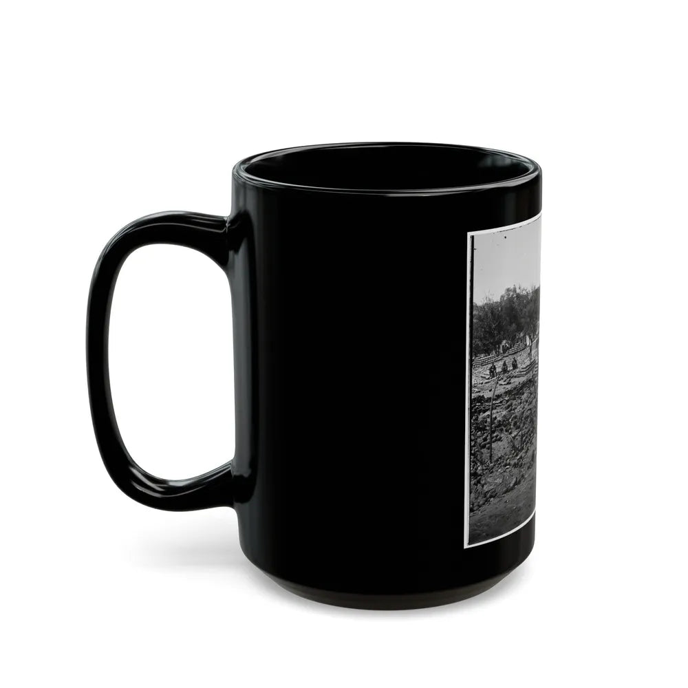 Richmond, Va. Stacked And Scattered Ammunition Near The State Arsenal (U.S. Civil War) Black Coffee Mug-Go Mug Yourself