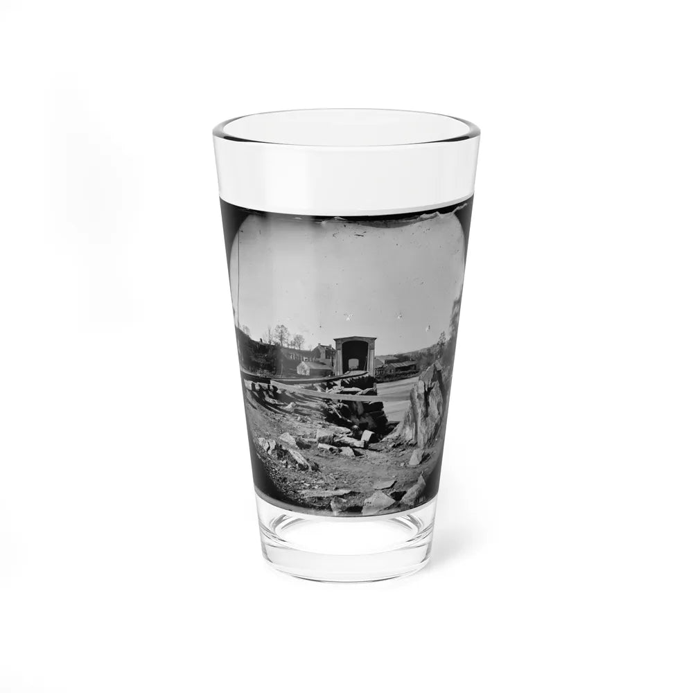 Richmond, Va. The Belle Isle Railroad Bridge (Covered) From The South Bank (U.S. Civil War) Pint Glass 16oz-16oz-Go Mug Yourself