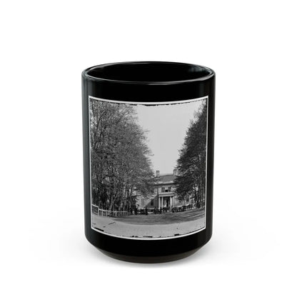 Richmond, Va. The Governor's Mansion (U.S. Civil War) Black Coffee Mug-15oz-Go Mug Yourself