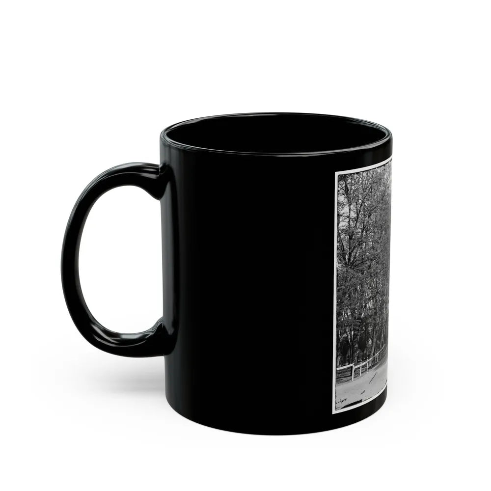 Richmond, Va. The Governor's Mansion (U.S. Civil War) Black Coffee Mug-Go Mug Yourself