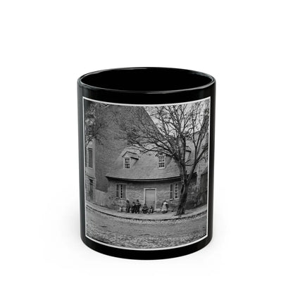 Richmond, Va. The Old Stone House ( Washington's Headquarters, 1916 East Main Street (U.S. Civil War) Black Coffee Mug-11oz-Go Mug Yourself