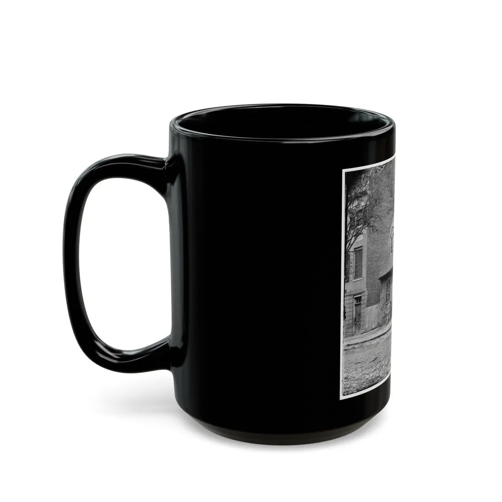 Richmond, Va. The Old Stone House ( Washington's Headquarters, 1916 East Main Street (U.S. Civil War) Black Coffee Mug-Go Mug Yourself