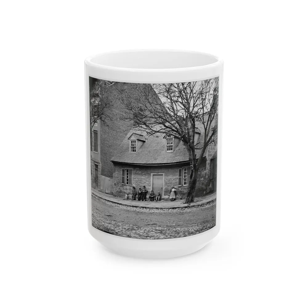 Richmond, Va. The Old Stone House ( Washington's Headquarters, 1916 East Main Street (U.S. Civil War) White Coffee Mug-15oz-Go Mug Yourself