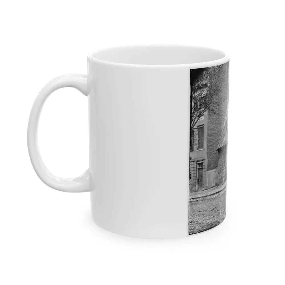 Richmond, Va. The Old Stone House ( Washington's Headquarters, 1916 East Main Street (U.S. Civil War) White Coffee Mug-Go Mug Yourself