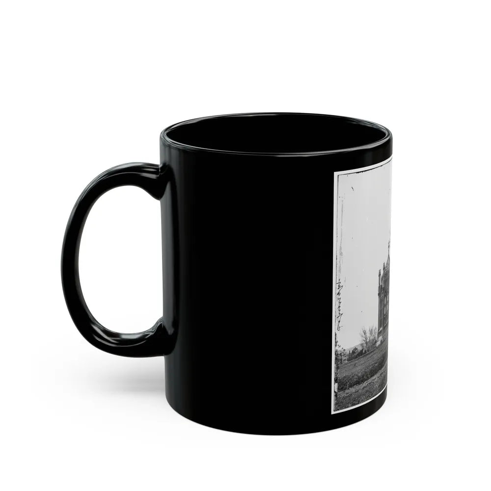 Richmond, Va. Tomb Of President James Monroe In Hollywood Cemetery (U.S. Civil War) Black Coffee Mug-Go Mug Yourself