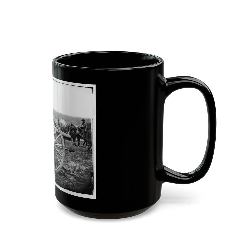 Richmond, Va., Vicinity. 1st New York Pettit's Battery, Artillery (U.S. Civil War) Black Coffee Mug-Go Mug Yourself