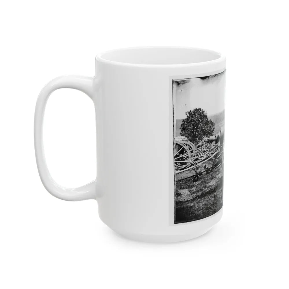 Richmond, Va., Vicinity. 1st New York Pettit's Battery, Artillery (U.S. Civil War) White Coffee Mug-Go Mug Yourself