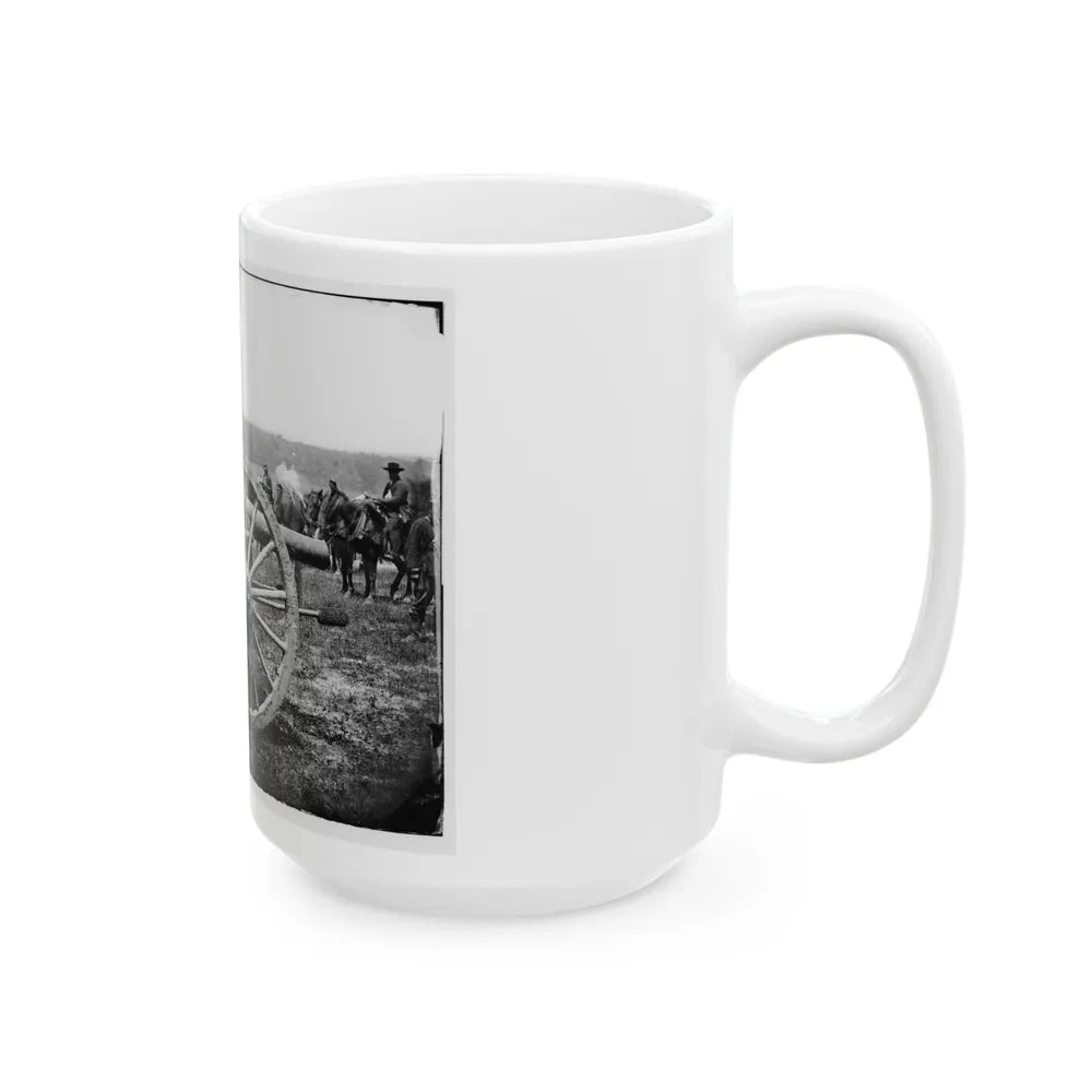 Richmond, Va., Vicinity. 1st New York Pettit's Battery, Artillery (U.S. Civil War) White Coffee Mug-Go Mug Yourself