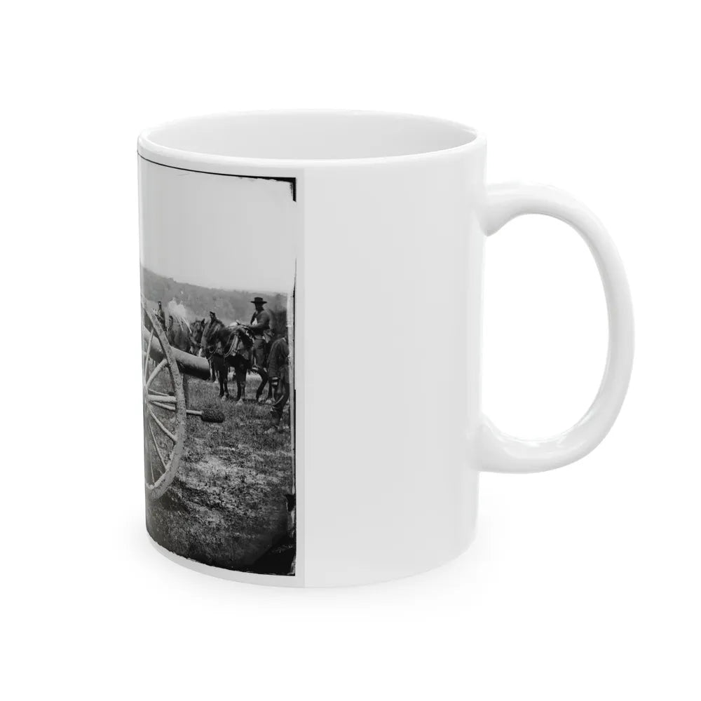 Richmond, Va., Vicinity. 1st New York Pettit's Battery, Artillery (U.S. Civil War) White Coffee Mug-Go Mug Yourself