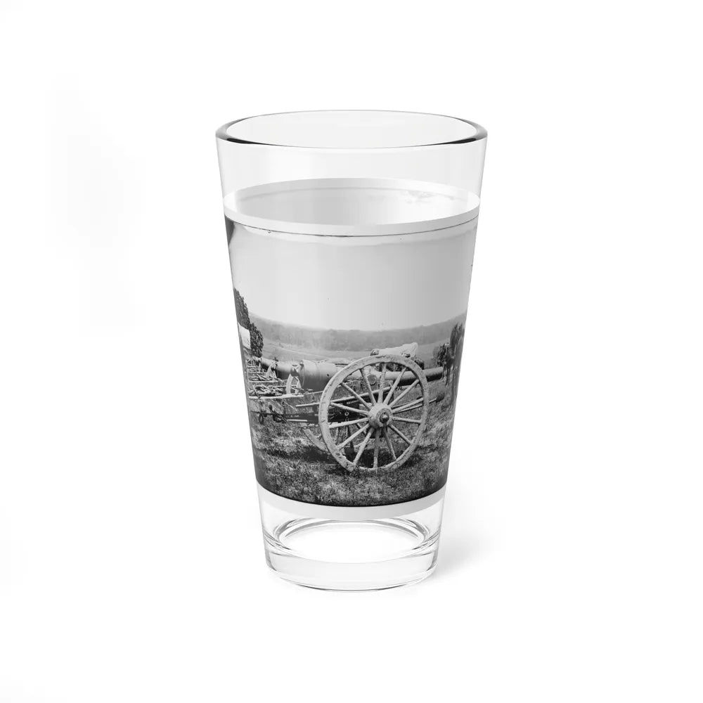 Richmond, Va., Vicinity. 20-Pdr Guns Of The 1st New York Battery, Unlimbered (U.S. Civil War) Pint Glass 16oz-Go Mug Yourself