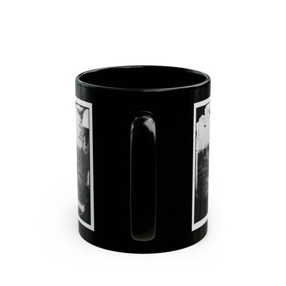 Richmond, Va., Vicinity. Engineers Building Corduroy Road (U.S. Civil War) Black Coffee Mug-Go Mug Yourself