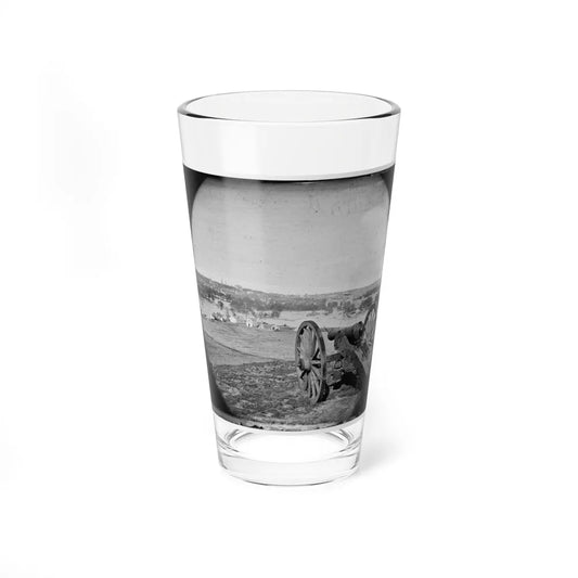 Richmond, Va. View Of City From Belle Isle; Gun In Foreground (U.S. Civil War) Pint Glass 16oz-16oz-Go Mug Yourself