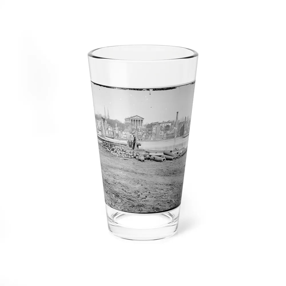 Richmond, Va. View Of The Burned District And The Capitol Across The Canal Basin (U.S. Civil War) Pint Glass 16oz-16oz-Go Mug Yourself