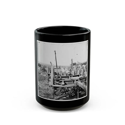Richmond, Virginia. French 12-Pdr. Bronze Field Guns Importes From France (U.S. Civil War) Black Coffee Mug 15oz - Go Mug Yourself