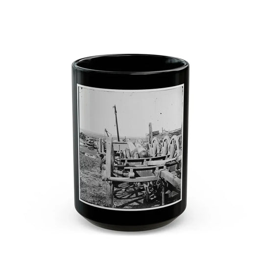 Richmond, Virginia. French 12-Pdr. Bronze Field Guns Importes From France (U.S. Civil War) Black Coffee Mug 15oz - Go Mug Yourself