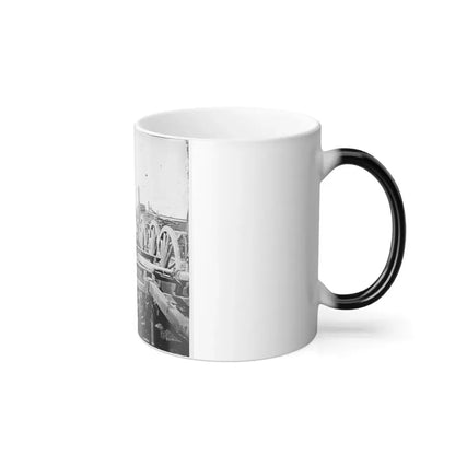 Richmond, Virginia. French 12-Pdr. Bronze Field Guns Importes From France (U.S. Civil War) Color Changing Coffee Mug 11oz - Go Mug Yourself
