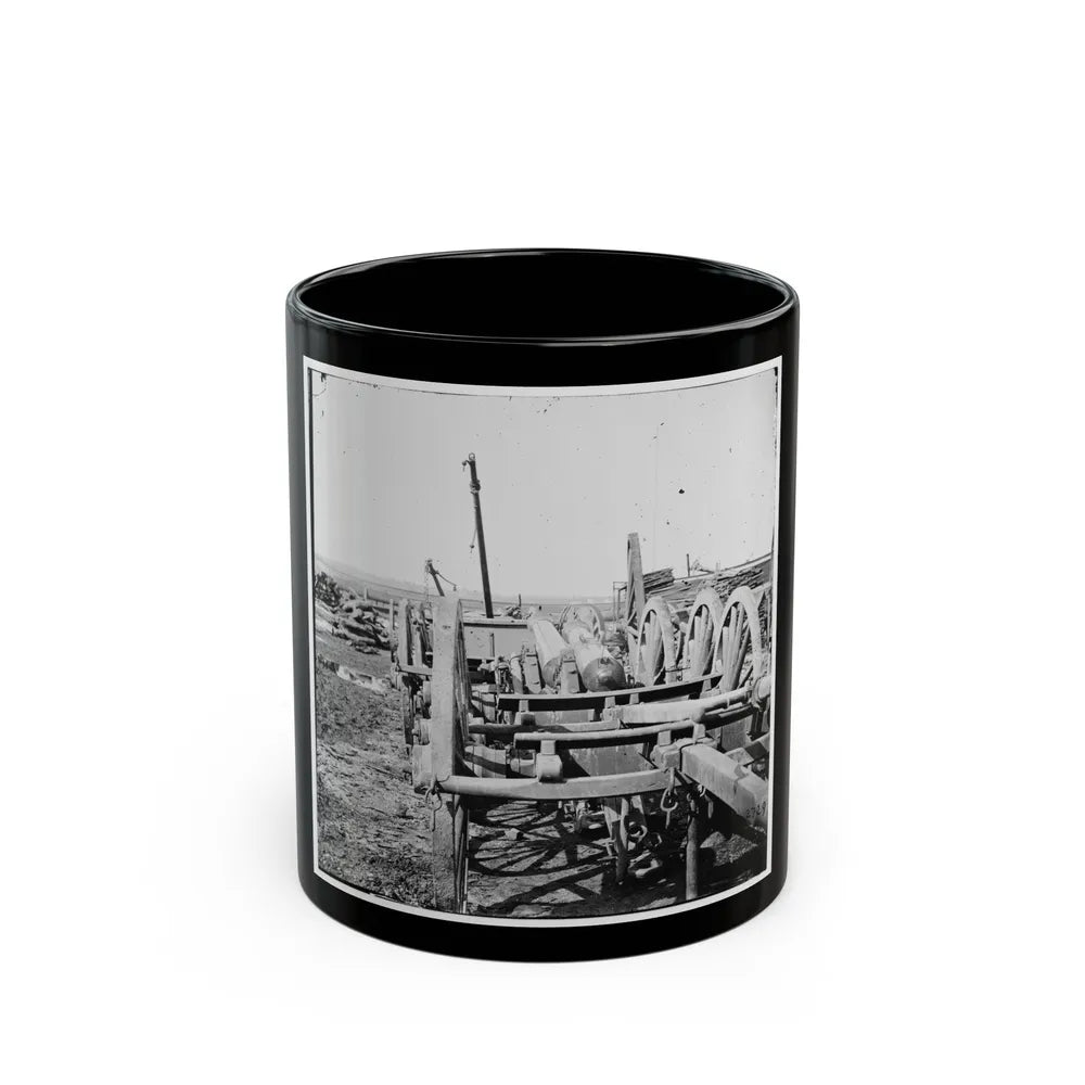 Richmond, Virginia. French 12-Pdr. Bronze Field Guns Importes From France (U.S. Civil War) Black Coffee Mug-11oz-Go Mug Yourself