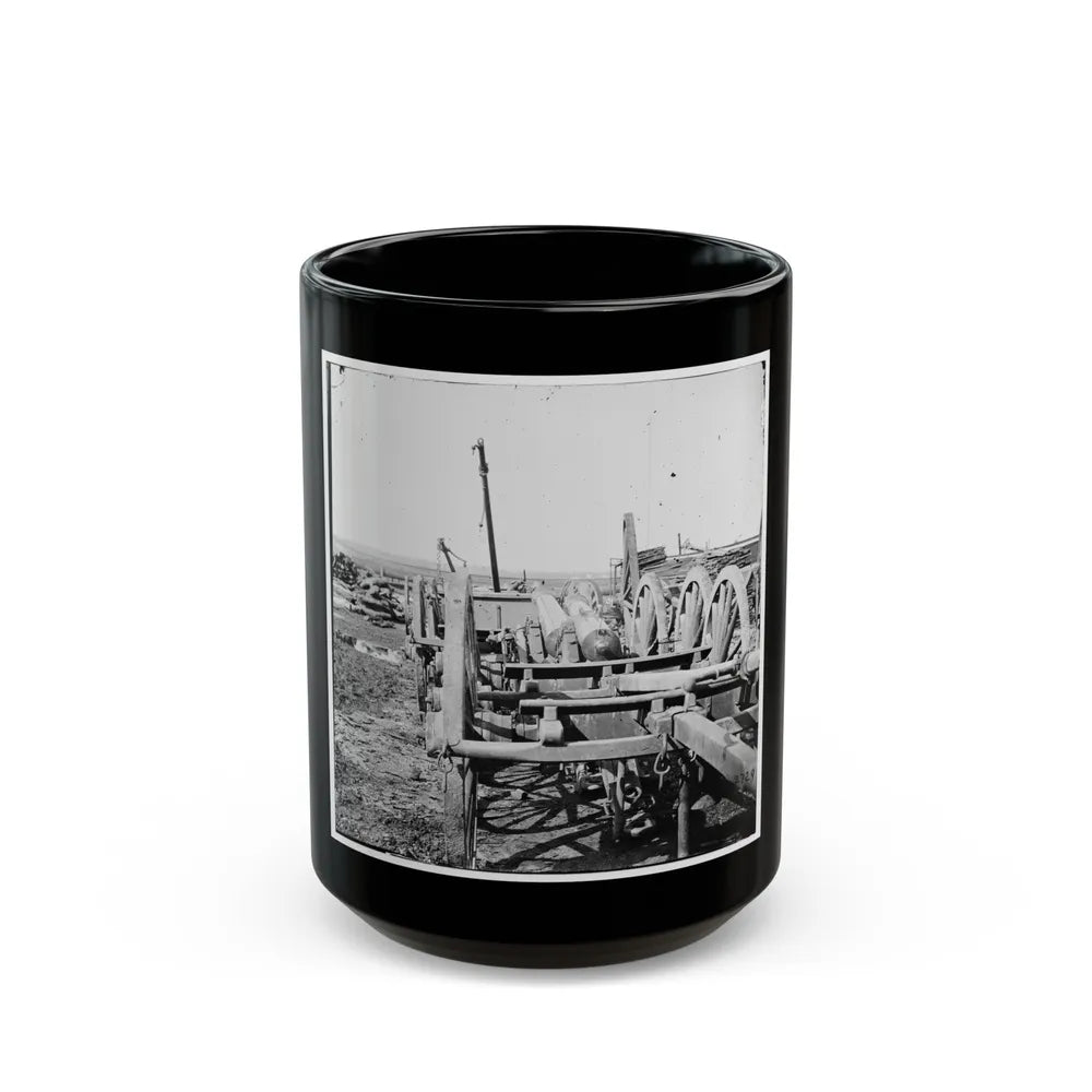 Richmond, Virginia. French 12-Pdr. Bronze Field Guns Importes From France (U.S. Civil War) Black Coffee Mug-15oz-Go Mug Yourself