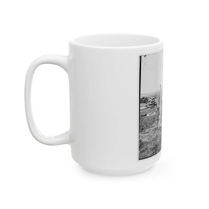 Richmond, Virginia. French 12-Pdr. Bronze Field Guns Importes From France (U.S. Civil War) White Coffee Mug-Go Mug Yourself