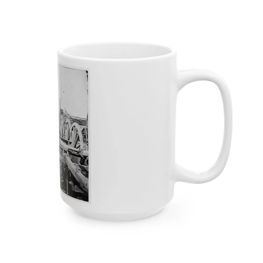 Richmond, Virginia. French 12-Pdr. Bronze Field Guns Importes From France (U.S. Civil War) White Coffee Mug-Go Mug Yourself