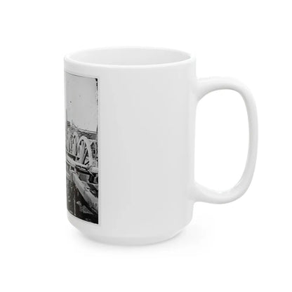 Richmond, Virginia. French 12-Pdr. Bronze Field Guns Importes From France (U.S. Civil War) White Coffee Mug-Go Mug Yourself