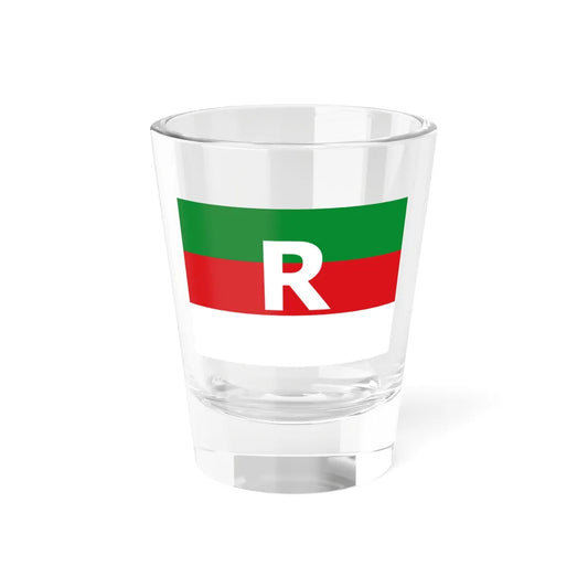 Rickmers Reederei house flag (Germany) Shot Glass 1.5oz 1.5oz - Go Mug Yourself