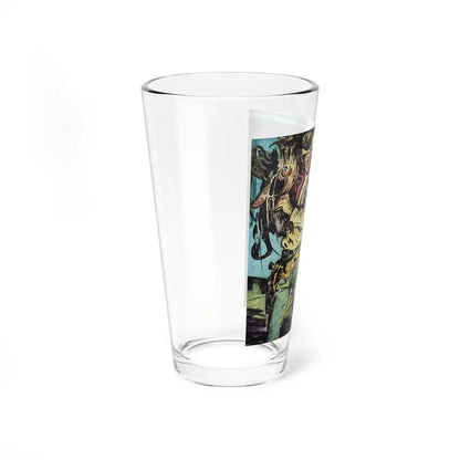 Ride the Man Down (2), The Saturday Evening Post, April 4, 1942 (Magazine Illustration) Pint Glass 16oz - Go Mug Yourself